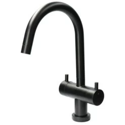 Atlantic Keukenkraan Adrian 2-knops Zwart