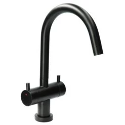 Atlantic Keukenkraan Adrian 2-knops Zwart -Badkamer Winkel 123 8543