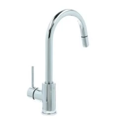 Atlantic Keukenkraan Jeremy Met Hendel En Uittrekbare Sproeikop Chroom -Badkamer Winkel 123 8573