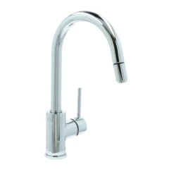 Atlantic Keukenkraan Jeremy Met Hendel En Uittrekbare Sproeikop Chroom -Badkamer Winkel 123 8575