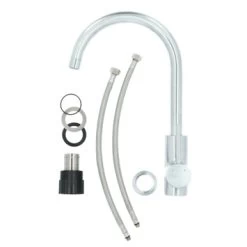 Atlantic Keukenkraan Colin Met Hendel RVS -Badkamer Winkel 123 8593