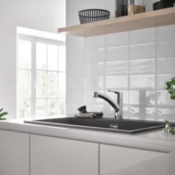Grohe Quickfix Keukenkraan Start Uittrekbare Dual Spray -Badkamer Winkel 123 8650