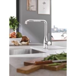 GROHE Keukenkraan Essence L-size Met Hendel Chroom -Badkamer Winkel 123 8679