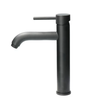 Atlantic Wastafelkraan Spencer Met Hendel Zwart 2 Atlantic Wastafelkraan Spencer Met Hendel Zwart - Afbeelding 2