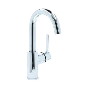 Atlantic Wastafelkraan Micah Met Hendel Chroom 7 Atlantic Wastafelkraan Micah Met Hendel Chroom - Afbeelding 7