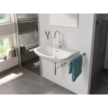 GROHE Wastafelkraan Start Flow L-size Met Hendel En Waste Chroom 2 GROHE Wastafelkraan Start Flow L-size Met Hendel En Waste Chroom - Afbeelding 2