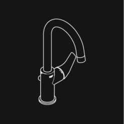 GROHE Wastafelkraan Start Flow L-size Met Hendel En Waste Chroom 6 GROHE Wastafelkraan Start Flow L-size Met Hendel En Waste Chroom -Badkamer Winkel 123 8740