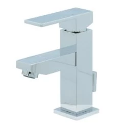 Aqualino Wastafelkraan Panaro Met Hendel En Waste Chroom