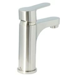 Atlantic Wastafelkraan Parker Met Hendel RVS 17 Atlantic Wastafelkraan Parker Met Hendel RVS -Badkamer Winkel 123 8786