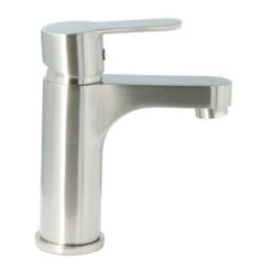 Atlantic Wastafelkraan Parker Met Hendel RVS 18 Atlantic Wastafelkraan Parker Met Hendel RVS -Badkamer Winkel 123 8787