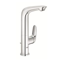 Grohe Wastafelkraan Wave New L Met Hendel En Waste Chroom