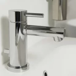 Tiger Wastafelkraan Boston Met Hendel En Waste Chroom -Badkamer Winkel 123 8800