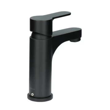 Atlantic Wastafelkraan Parker Met Hendel Zwart 5 Atlantic Wastafelkraan Parker Met Hendel Zwart - Afbeelding 5