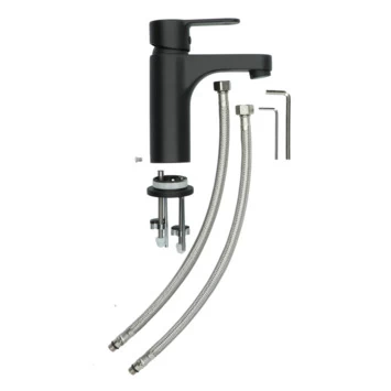 Atlantic Wastafelkraan Parker Met Hendel Zwart 11 Atlantic Wastafelkraan Parker Met Hendel Zwart - Afbeelding 11