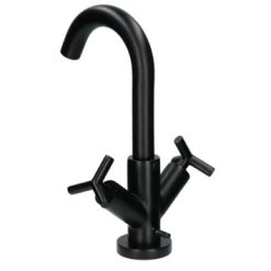 Absolut Wastafelkraan Post 2-knops Zwart 19 Absolut Wastafelkraan Post 2-knops Zwart -Badkamer Winkel 123 8870