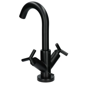 Absolut Wastafelkraan Post 2-knops Zwart 3 Absolut Wastafelkraan Post 2-knops Zwart - Afbeelding 3