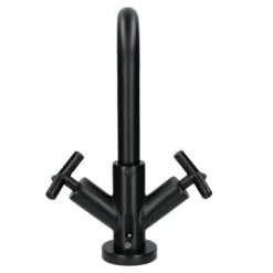 Absolut Wastafelkraan Post 2-knops Zwart 20 Absolut Wastafelkraan Post 2-knops Zwart -Badkamer Winkel 123 8871