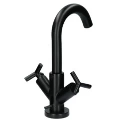 Absolut Wastafelkraan Post 2-knops Zwart 21 Absolut Wastafelkraan Post 2-knops Zwart -Badkamer Winkel 123 8872