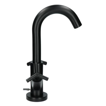 Absolut Wastafelkraan Post 2-knops Zwart 6 Absolut Wastafelkraan Post 2-knops Zwart - Afbeelding 6