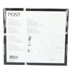 Absolut Wastafelkraan Post 2-knops Zwart 30 Absolut Wastafelkraan Post 2-knops Zwart -Badkamer Winkel 123 8881