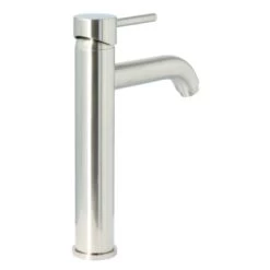 Atlantic Wastafelkraan Spencer Met Hendel RVS 17 Atlantic Wastafelkraan Spencer Met Hendel RVS -Badkamer Winkel 123 8889