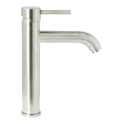 Atlantic Wastafelkraan Spencer Met Hendel RVS 18 Atlantic Wastafelkraan Spencer Met Hendel RVS -Badkamer Winkel 123 8890