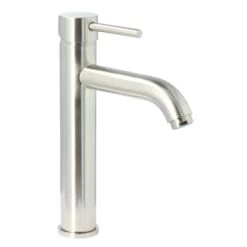 Atlantic Wastafelkraan Spencer Met Hendel RVS 19 Atlantic Wastafelkraan Spencer Met Hendel RVS -Badkamer Winkel 123 8891