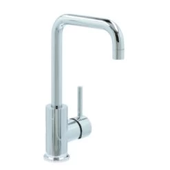 Absolut Wastafelkraan Haiti Met Hendel En Pop-up Afvoerplug Chroom -Badkamer Winkel 123 8949