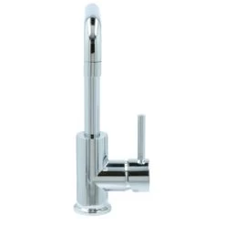 Absolut Wastafelkraan Haiti Met Hendel En Pop-up Afvoerplug Chroom -Badkamer Winkel 123 8950