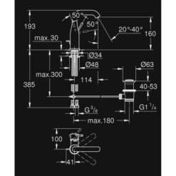 GROHE Wastafelkraan Essence M-size Met Hendel En Waste Cool Sunrise 5 GROHE Wastafelkraan Essence M-size Met Hendel En Waste Cool Sunrise -Badkamer Winkel 123 8959