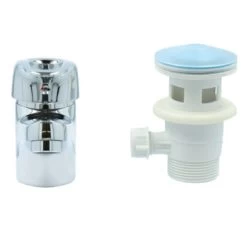 Handson Wastafelkraan Ralph Met Waste Chroom 22 Handson Wastafelkraan Ralph Met Waste Chroom -Badkamer Winkel 123 8969