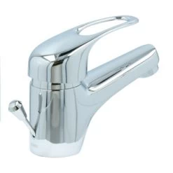 Handson Wastafelkraan Ralph Met Waste Chroom 24 Handson Wastafelkraan Ralph Met Waste Chroom -Badkamer Winkel 123 8971