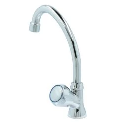 Handson Fonteinkraan Thomas C-uitloop Met Draaiknop Chroom -Badkamer Winkel 123 8984