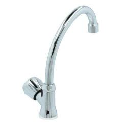 Handson Fonteinkraan Thomas C-uitloop Met Draaiknop Chroom -Badkamer Winkel 123 8986