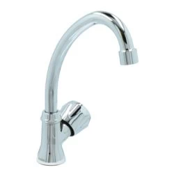 Handson Fonteinkraan Thomas C-uitloop Met Draaiknop Chroom -Badkamer Winkel 123 8988