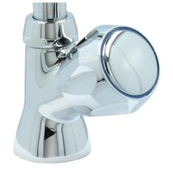 Handson Fonteinkraan Thomas C-uitloop Met Draaiknop Chroom -Badkamer Winkel 123 8990