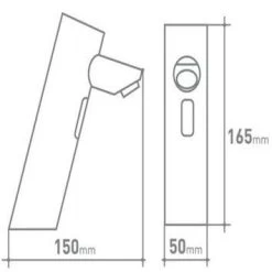 Van Marcke Fonteinkraan Go O'matic Met Infraroodsensor Chroom -Badkamer Winkel 123 8998