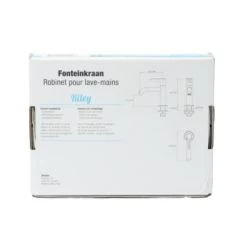 Atlantic Fonteinkraan Riley Met Hendel Zwart -Badkamer Winkel 123 9010