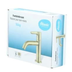 Atlantic Fonteinkraan Riley Met Hendel Messing 20 Atlantic Fonteinkraan Riley Met Hendel Messing -Badkamer Winkel 123 9096