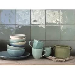 Wandtegel Sava Blauw 13x13 Cm 1m² -Badkamer Winkel 123 9131