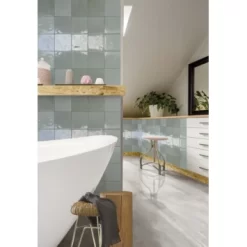 Wandtegel Sava Blauw 13x13 Cm 1m² -Badkamer Winkel 123 9132