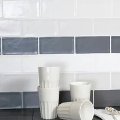 GAMMA Wandtegel Torres Steel 7,5x15 Cm 0,5 M² 5 GAMMA Wandtegel Torres Steel 7,5x15 Cm 0,5 M² -Badkamer Winkel 123 9141