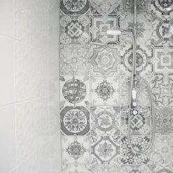 Wandtegel Iris Hoogglans Wit 25x40 Cm 1,4 M² -Badkamer Winkel 123 9167