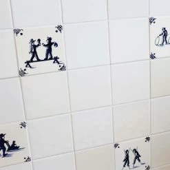 Wandtegel Dokkums Oud Wit 13x13 Cm 0,51 M² -Badkamer Winkel 123 9200