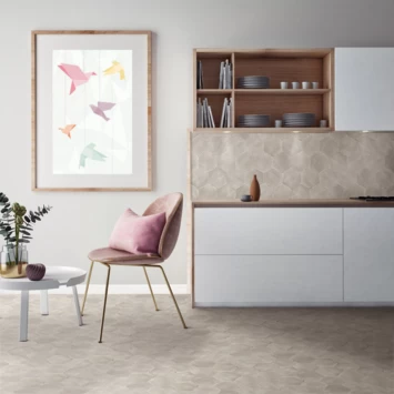 Wandtegel Odensa Taupe 14x16 Cm 0,5m² 3 Wandtegel Odensa Taupe 14x16 Cm 0,5m² - Afbeelding 3