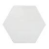 Wandtegel Rustic Hexagon Glans Wit 15x15 Cm 0,85m²