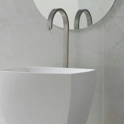 Wandtegel Aspen Marmer Wit/Grijs 25x33 Cm 1,5 M² 6 Wandtegel Aspen Marmer Wit/Grijs 25x33 Cm 1,5 M² -Badkamer Winkel 123 9443