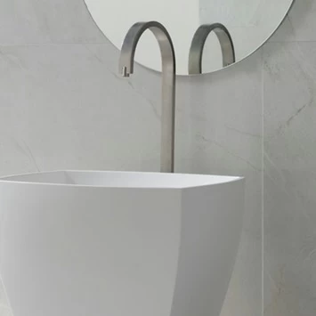 Wandtegel Aspen Marmer Wit/Grijs 25x33 Cm 1,5 M² 4 Wandtegel Aspen Marmer Wit/Grijs 25x33 Cm 1,5 M² - Afbeelding 4