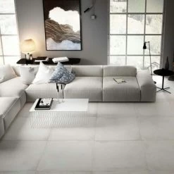 Vloertegel Ballerup Wit 60x60 Cm 1,44 M² -Badkamer Winkel 123 9481