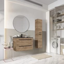 Atlantic kolomkast Stella Canela Eiken -Badkamer Winkel 123 949